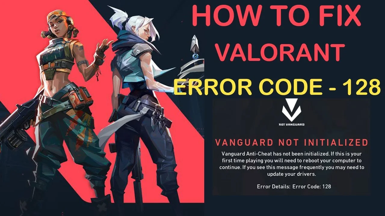 vanguard not initialized error code 128