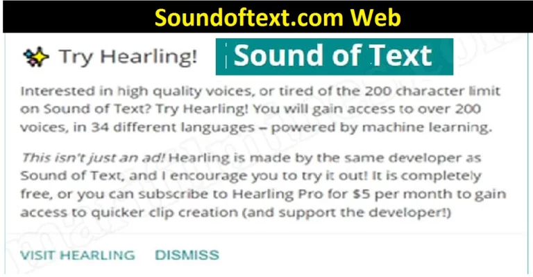 Soundoftext.com Web [2022]: Get The Complete Details!