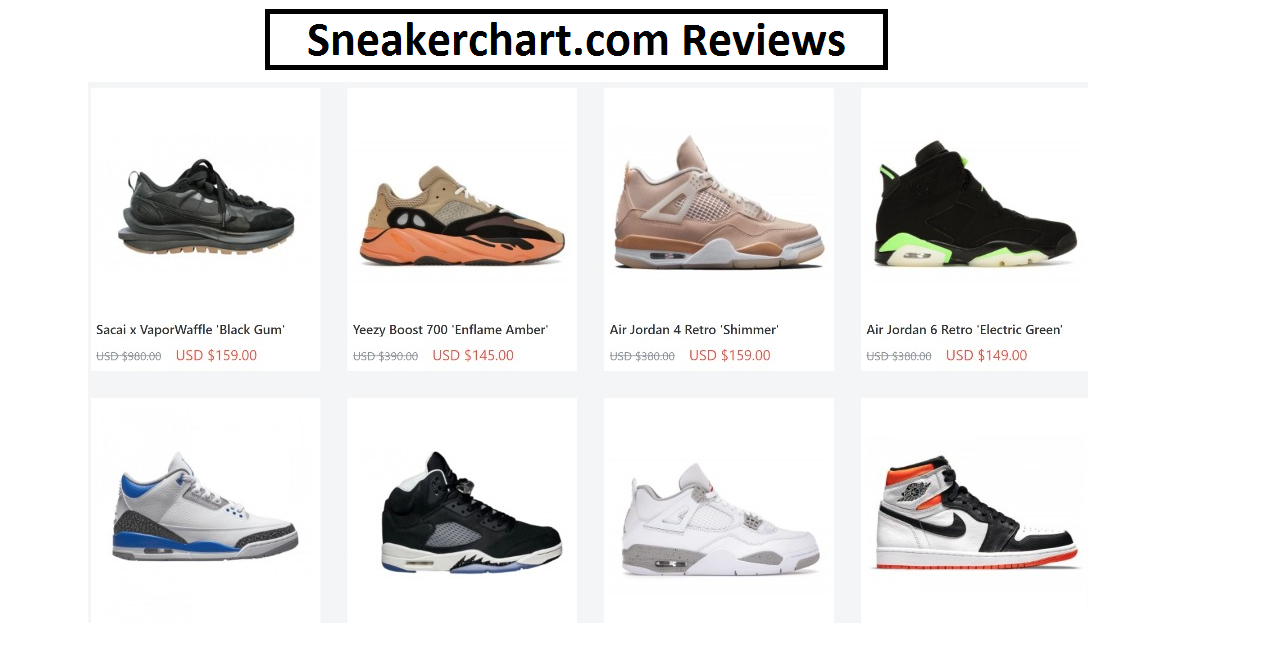 Sneakerchart.com Reviews