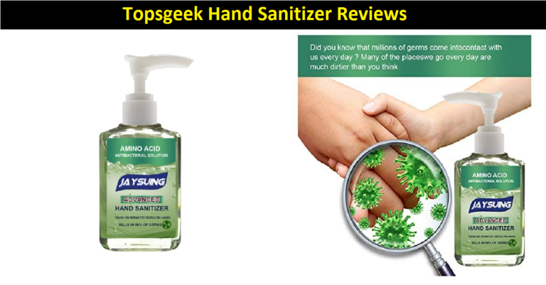 Topsgeek Hand Sanitizer Reviews – Legit Or Not?