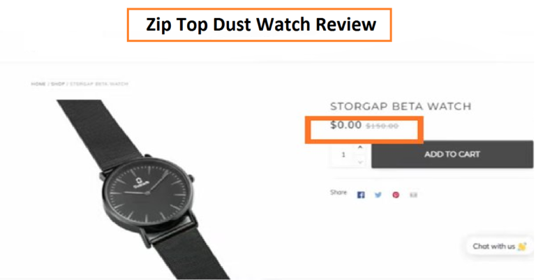 Zip Top Dust Watch Review [2022] – Legit Or A Scam?