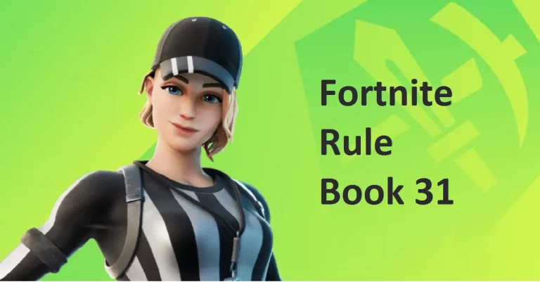 Fortnite Rule Book 31: What’s Regulation 3.1? Know about it